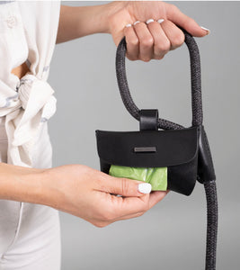 Leather Poop Bag Holder Wallet